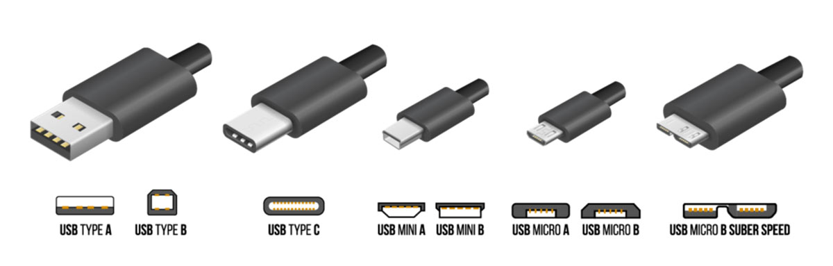 connectique USB