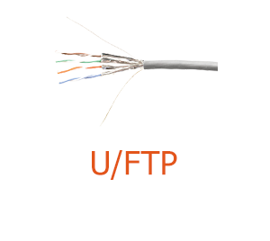 Cable Patch Cat6A UC500 U/FTP 4 paires LSZH GRIS 