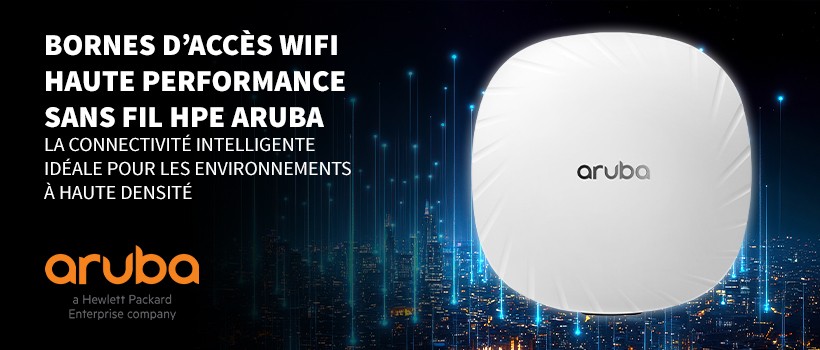 Netram est en mesure de vous fournir l'ensemble des bornes ARUBA pour tous vos projets