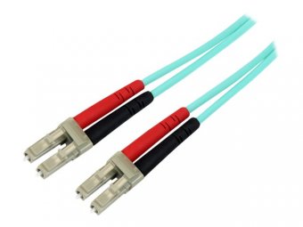 10m 10 Gb Aqua Fiber Patch Cable LC/LC 