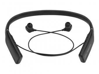 ADAPT 460 - Écouteurs avec micro - intra-auriculaire - tour de cou - Bluetooth - sans fil - Suppresseur de bruit actif - noir et argent 