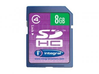 Integral - carte mémoire flash - 8 Go - SDHC CARTE SD 8 GO 