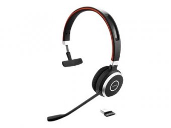 Jabra Evolve 65 SE UC Mono - Micro-casque - sur-oreille - Bluetooth - sans fil - USB - pour Jabra Evolve, LINK 380a MS 
