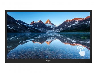 Philips B Line 242B9TN - Écran LED - 24" (23.8" visualisable) - écran tactile - 1920 x 1080 Full HD (1080p) @ 60 Hz - IPS - 250 cd/m² - 1000:1 - 5 ms - HDMI, DVI-D, VGA, DisplayPort - haut-parleurs - texture noire 