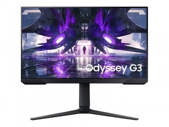Samsung Odyssey G3 S24AG320NU - Écran LED - 24" - 1920 x 1080 Full HD (1080p) @ 165 Hz - VA - 250 cd/m² - 3000:1 - 1 ms - HDMI, DisplayPort - noir 