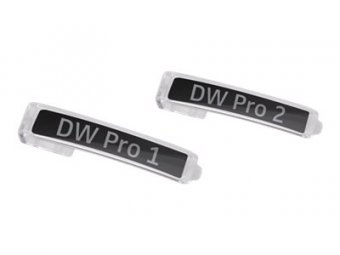 Name plate set, DW 20+30 - EPOS - Kit accessoire avec plaque nominative et support de joue (DW20 et 30) 