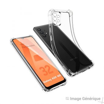 Coque Silicone Pour Samsung Galaxy A32 4G (0.5mm, Transparent) - Compatible - Bulk 