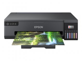 Epson EcoTank ET-18100 - Imprimante - couleur - jet d'encre - rechargeable - A3 - 5 760 x 1 440 ppp - jusqu'à 8 ppm (mono)/jusqu'à 8 ppm (couleur) - capacité : 80 feuilles - USB, Wi-Fi 