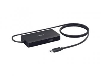 Jabra PanaCast USB Hub - Station d'accueil - USB-C - VGA, HDMI - 45 Watt - Europe 