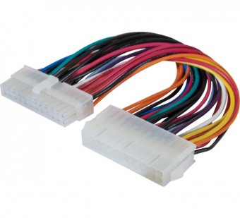 Rallonge d'alimentation carte mère ATX 24 broches - 20 cm 