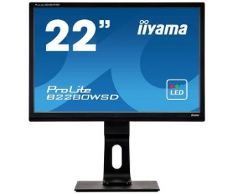 Iiyama ProLite B2280WSD1  écran LED  22"  DVID, VGA  noir 