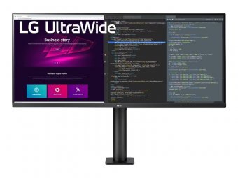 LG UltraWide 34WN780P-B - Écran LED - 34" - 3440 x 1440 UWQHD @ 75 Hz - IPS - 300 cd/m² - 1000:1 - HDR10 - 5 ms - 2xHDMI, DisplayPort - haut-parleurs 