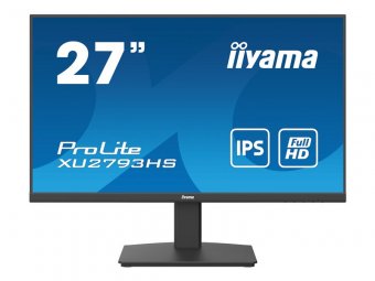iiyama ProLite XU2793HS-B6 - Écran LED - 27" - 1920 x 1080 Full HD (1080p) @ 100 Hz - IPS - 250 cd/m² - 1000:1 - 1 ms - HDMI, DisplayPort - haut-parleurs - noir, mat 