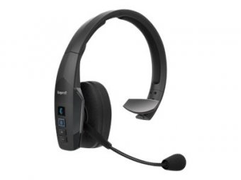 BlueParrott B450-XT MS - Micro-casque - sur-oreille - Bluetooth - sans fil - NFC* - Suppresseur de bruit actif 