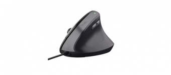 Trust Bayo II Souris Ergonomique silencieuse filaire USB Noir 6 Boutons 800 dpi, 1200 dpi, 1600 dpi, 2400 dpi Ergonomique 