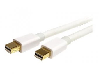 2m 1.8m White Mini DisplayPort 1.2 Cable 