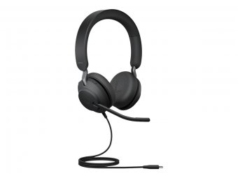 Jabra Evolve2 40 SE UC Stereo - Micro-casque - sur-oreille - filaire - USB-C - isolation acoustique - Optimisé pour la CU 