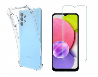Pack coque et verre trempé samsung A35 5G - disponible 48 / 72h 