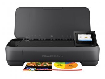 HP Officejet 250 Mobile All-in-One - Imprimante multifonctions - couleur - jet d'encre - Legal (216 x 356 mm) (original) - A4/Legal (support) - jusqu'à 8 ppm (copie) - jusqu'à 10 ppm (impression) - 50 feuilles - USB 2.0, hôte USB, Wi-Fi 