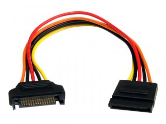 8in 15 pin SATA Power Ext Cable 