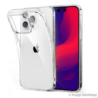 Coque Silicone Pour iPhone 16 Pro (0.5mm, Transparent) 