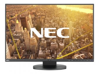 NEC MultiSync EA241WU-BK - Écran LED - 24" - 1920 x 1200 @ 60 Hz - IPS - 300 cd/m² - 1000:1 - 5 ms - HDMI, DVI-D, VGA, DisplayPort - haut-parleurs - noir 