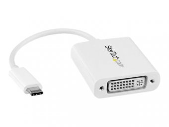 USB-C to DVI Adapter - White 