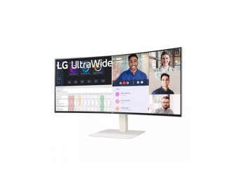 LG UltraWide 38WR85QC-W - Écran LED - incurvé - 38" (37.5" visualisable) - 3840 x 1600 WQHD+ @ 144 Hz - Nano IPS - 450 cd/m² - 1000:1 - DisplayHDR 600 - 1 ms - 2xHDMI, DisplayPort, USB-C - haut-parleurs 