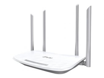 TP-LINK AC1200 Dual-Band Wi-Fi Router,  867Mbps at 5GHz + 300Mbps at 2.4GHz, 5 10/100M Ports, 4  antennas, IPTV,  Access Point Mode, Facebook Wi-Fi, IPv6 Ready, Tether App 