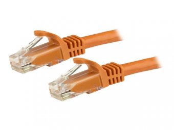 1m Orange Snagless UTP Cat6 Patch Cable 