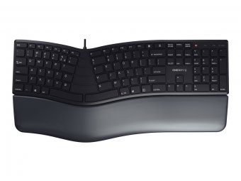 CHERRY KC 4500 ERGO - clavier - QWERTY - Anglais - noir Périphérique d'entrée 