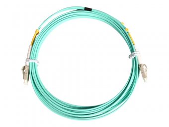 2m 10 Gb Aqua Fiber Patch Cable LC/LC 