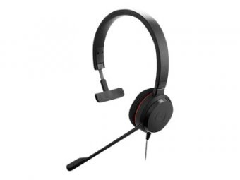 Jabra Evolve 20 MS mono - Micro-casque - sur-oreille - filaire - USB - Certifié pour Skype for Business 