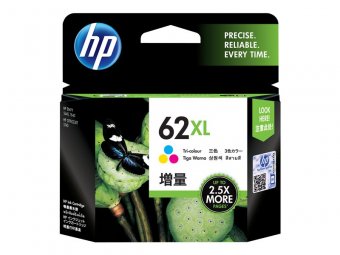 HP Ink/62XL Tri-color Cartridge 