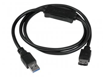 USB 3.0 to eSATA HDD/SSD/ODD 3ft Cable 