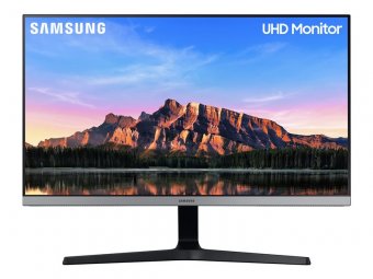 Samsung U28R550UQP - UR55 Series - écran LED - 28" - 3840 x 2160 4K @ 60 Hz - IPS - 300 cd/m² - 1000:1 - HDR10 - 4 ms - 2xHDMI, DisplayPort - bleu foncé/gris 