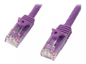 7m Purple Snagless Cat5e Patch Cable 