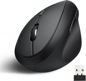 Perixx PERIMICE-719, Souris Ergonomique Verticale sans Fil pour Droitiers - Petite Taille 105x67x58 mm 