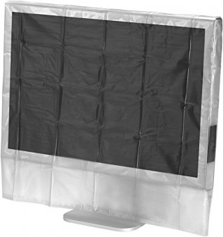 Hama Housse Écran d'Ordinateur 61 à 66 cm (24" à 26"), Anti-Poussière, Résistante, Facile à Enfiler, Protection Moniteur 