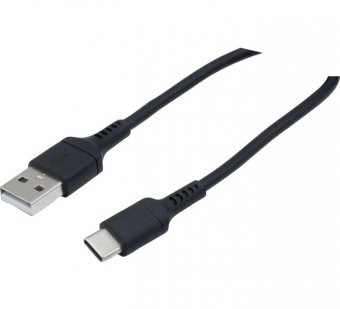 Cordon USB2.0 A-C en matériaux recyclés -1 m 