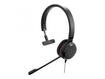 Jabra Evolve 30 II MS Mono - Micro-casque - sur-oreille - filaire - USB, jack 3,5mm - Certifié pour Skype for Business 