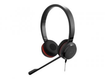 Jabra Evolve 30 II MS stereo - Micro-casque - sur-oreille - filaire - jack 3,5mm, USB-C - Certifié pour Skype for Business 