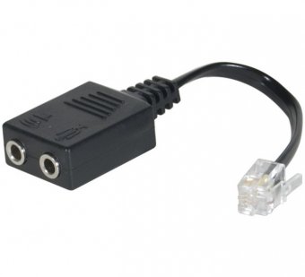 DEXLAN RJ2Jack Adaptateur Tel. pour Casque multimédia 