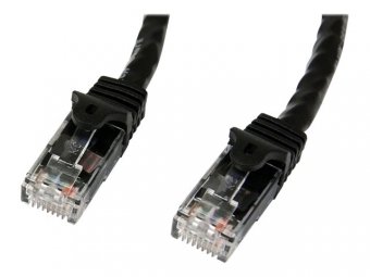 15m Black Snagless Cat6 UTP Patch Cable 