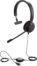 Jabra Evolve 20 UC mono - Micro-casque - sur-oreille - filaire - USB 