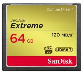 Extreme CF 120MB/s 85MB/s UDMA7 64GB 