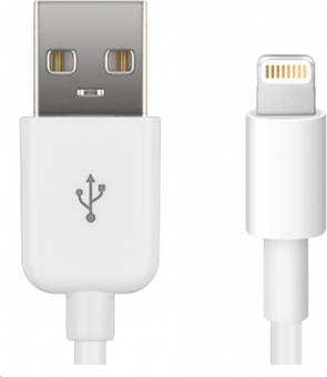 MicroConnect Lightning Cable MFI 0,5m White 
