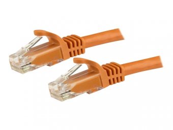 10m Orange Snagless UTP Cat6 Patch Cable 