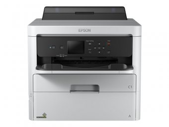 Epson WorkForce Pro WF-C529RDW - Imprimante - couleur - Recto-verso - jet d'encre - A4/Legal - 4 800 x 1 200 ppp - jusqu'à 24 ppm (mono)/jusqu'à 24 ppm (couleur) - capacité : 830 feuilles - USB 2.0, Gigabit LAN, Bluetooth, Wi-Fi(n), hôte USB 2.0 