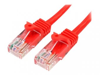 10m Red Snagless Cat5e Patch Cable 